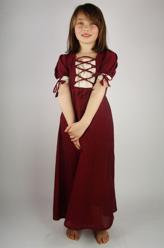 Robe rouge légère pour enfant XXS 2