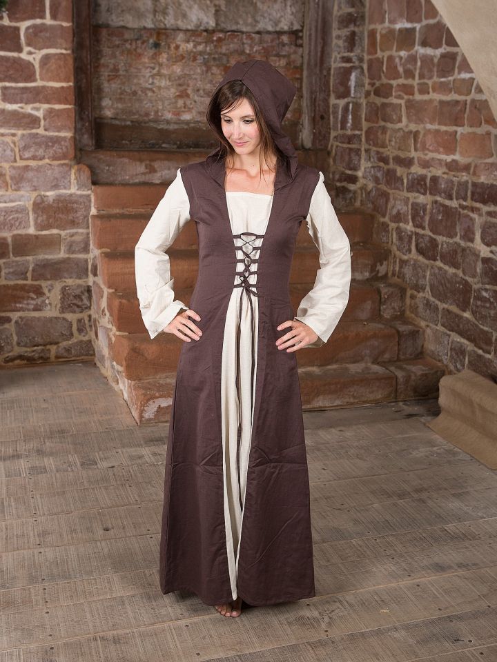 Robe médiévale à capuche L/XL 2
