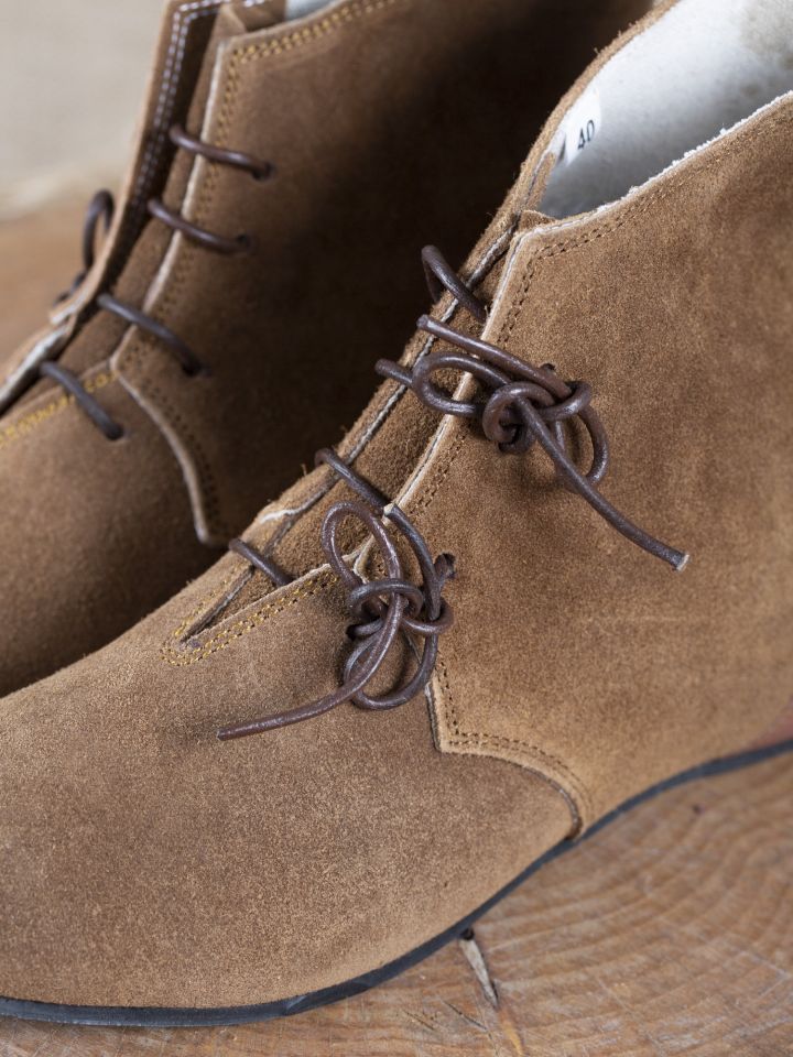 Bottines médiévales, semelle caoutchouc, marron 40 2