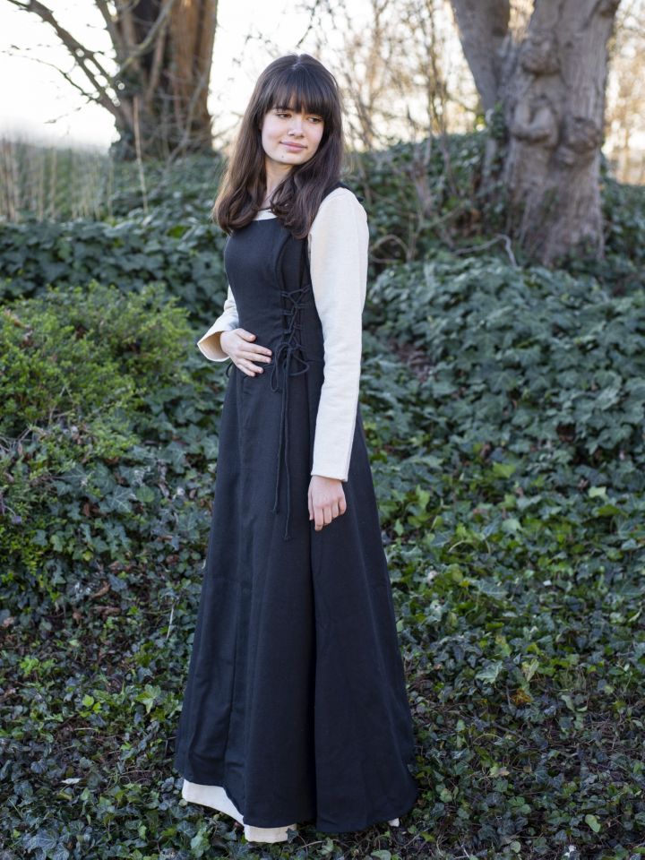 Robe à bretelles sans manches Uma noire 2
