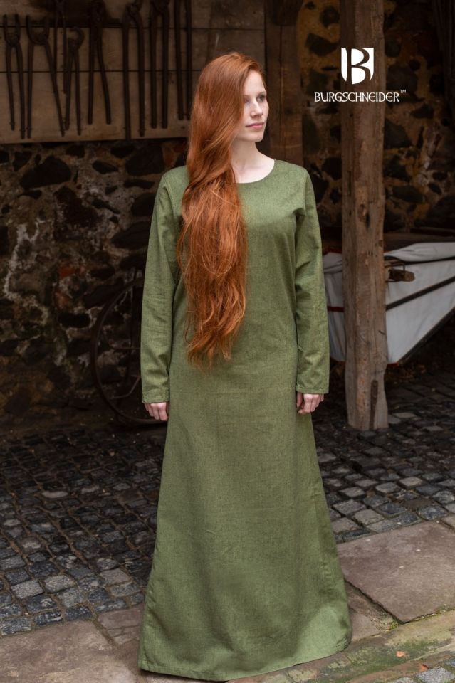 Surcot Freya en vert de gris S 2