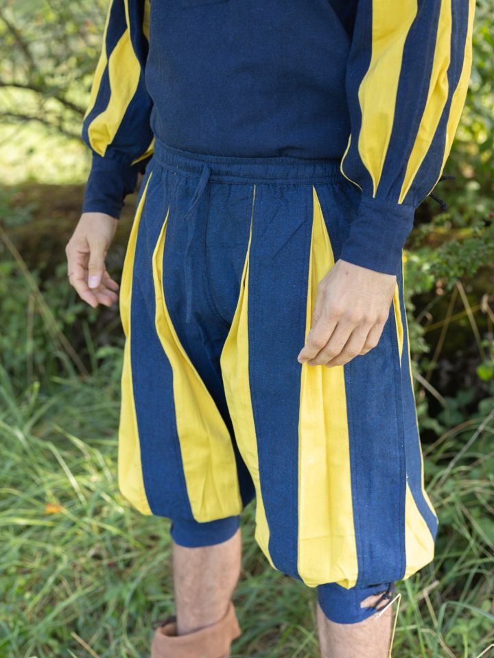 Culotte lansquenet Morold jaune-bleu 2
