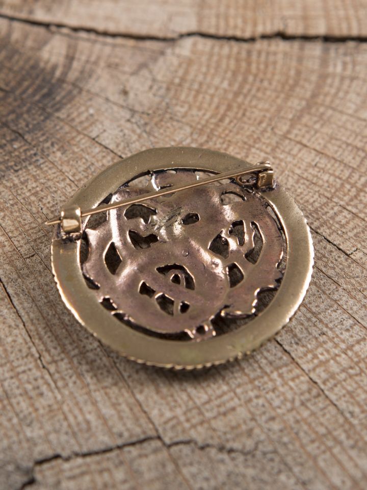 Broche viking dragon cracheur de feu 2