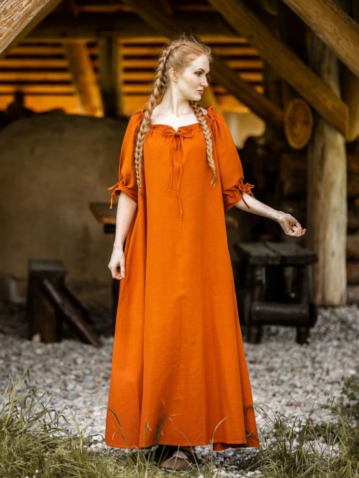 Robe à manches trois quarts Brida, rouille XS 2