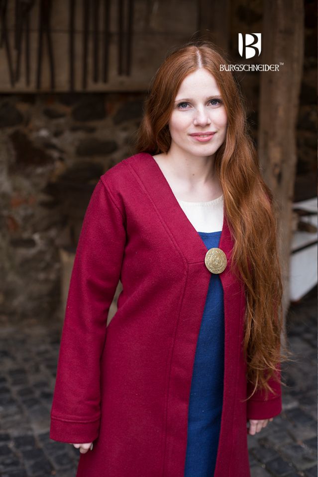 Manteau Viking Aslôg, en rouge XXXL 2