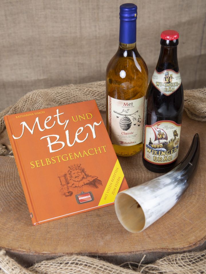 Coffret cadeau hydromel, bière et corne à boire 2