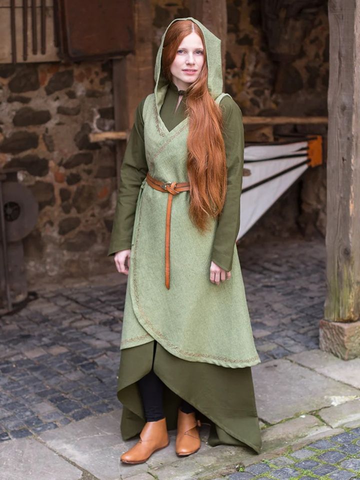 Robe portefeuille Dala en vert XXL/XXXL 2