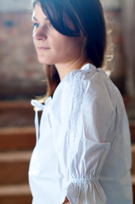 Blouse à manches courtes en blanc ou crème XL | blanc 2