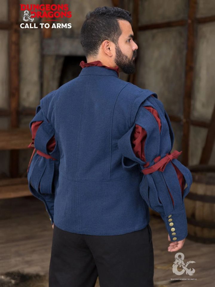 Pourpoint de barde bleu 2