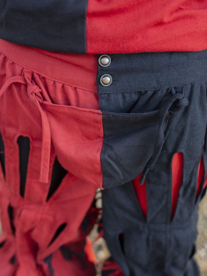 Pantalon fendu Lansquenet rouge et noir L 2