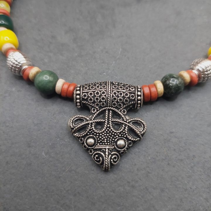 Chaîne de fibule "Corbeau" argent 2