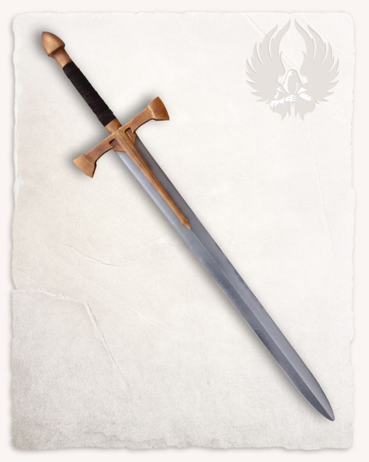 Épée bâtarde de Gareth acier 2