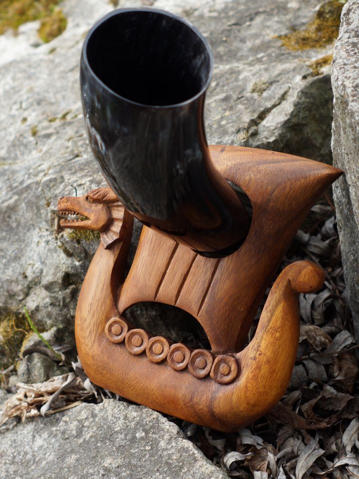 Support de corne à boire "Vaisseau Viking" 2