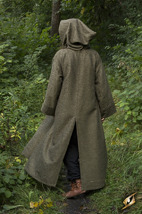 Grand manteau à capuche vert XL/XXL 2