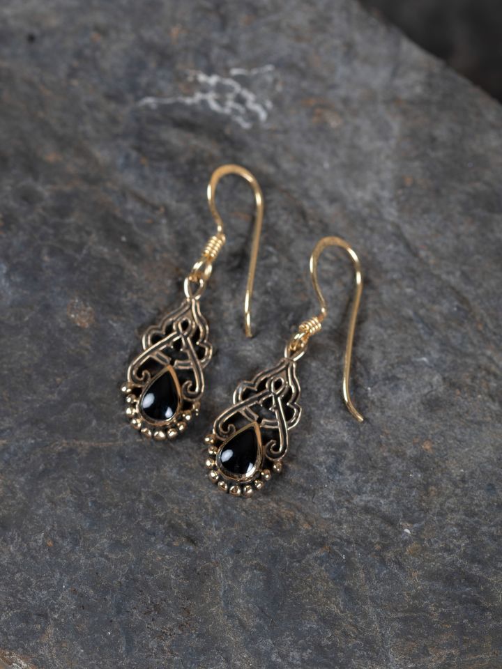 Boucles d'oreilles avec ornements gothiques 2