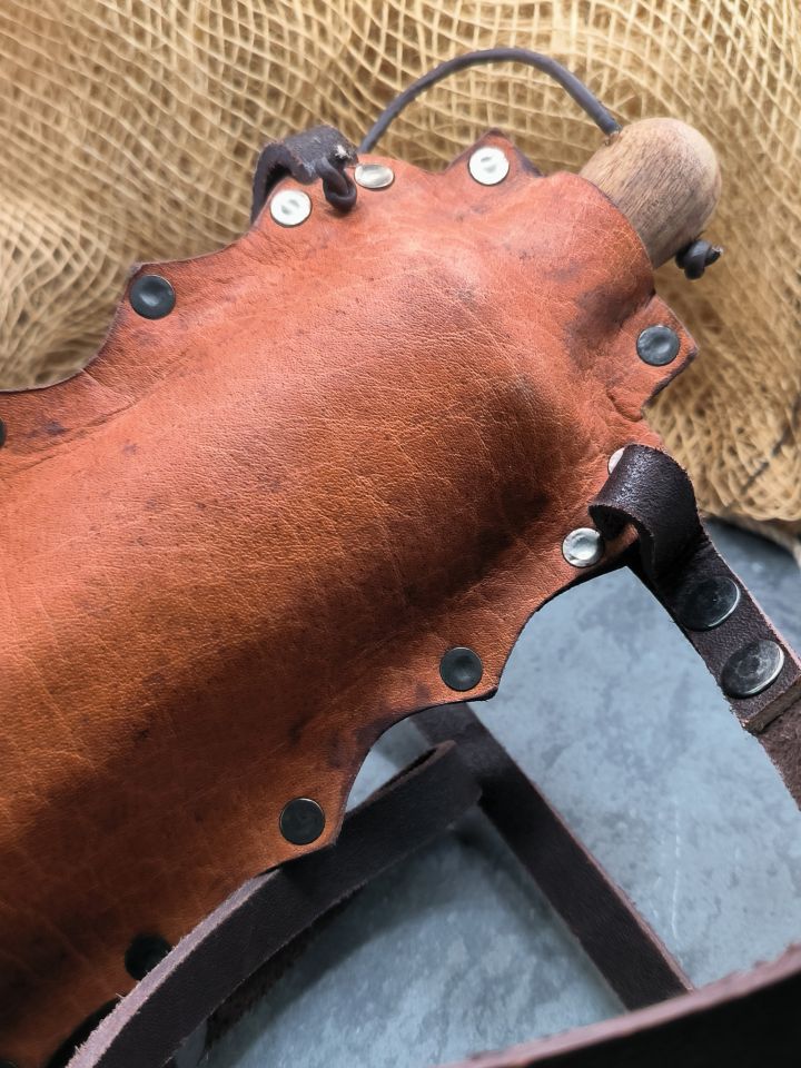 Gourde en cuir 1/2 L marron 2