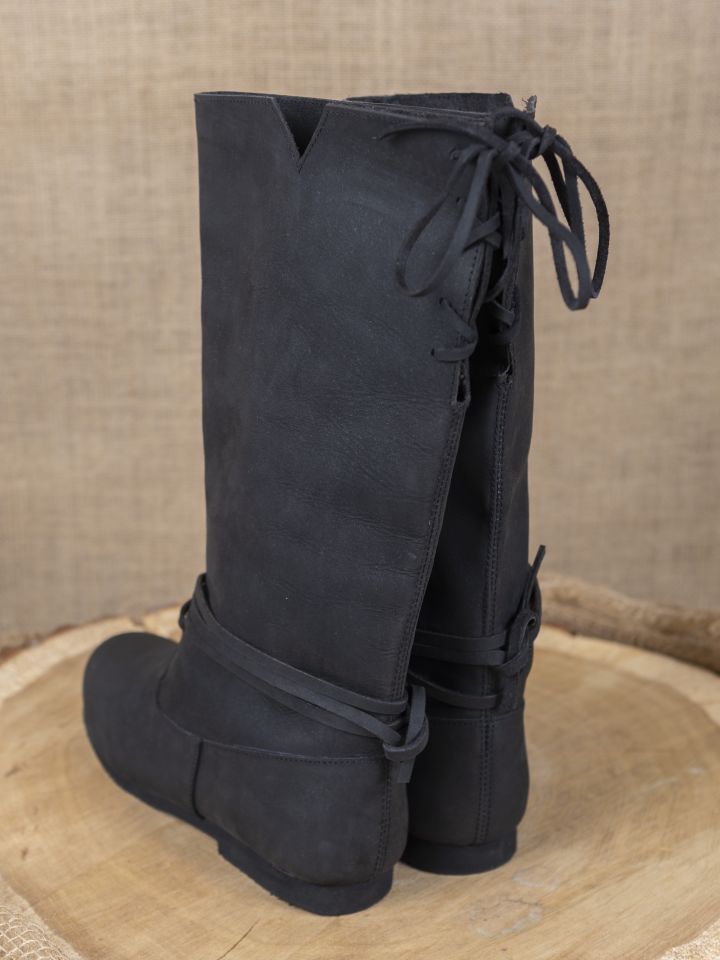 Bottes Viking Ole en nubuck noir 2