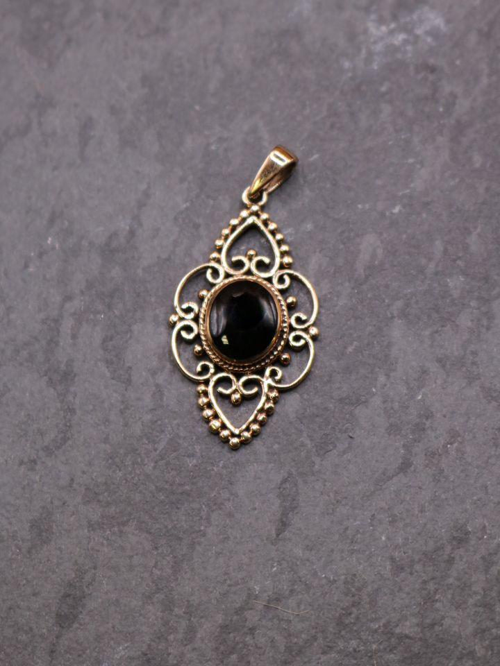 Pendentif avec onyx noir 2