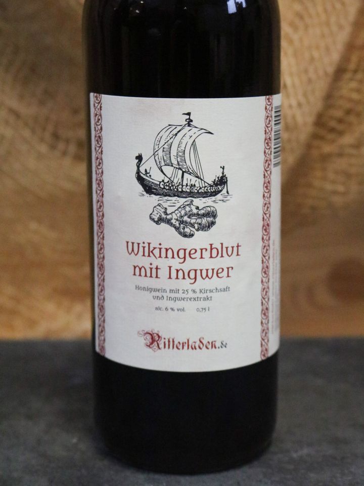 Hydromel "Sang de Viking au gingembre" bouteille à l'unité 2