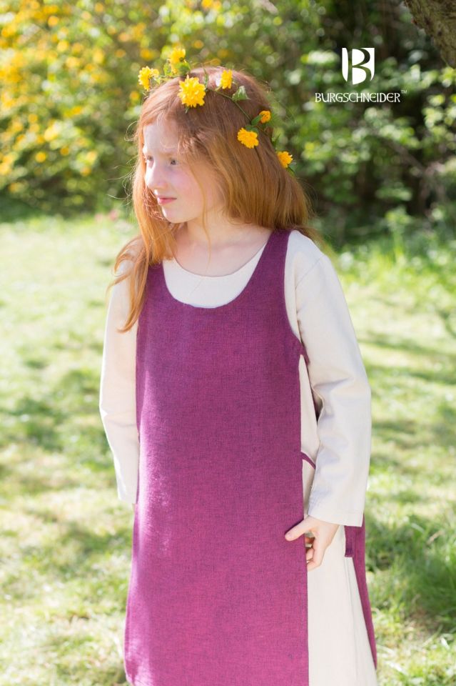 Ensemble robe enfant Ylvi lilas 140 2