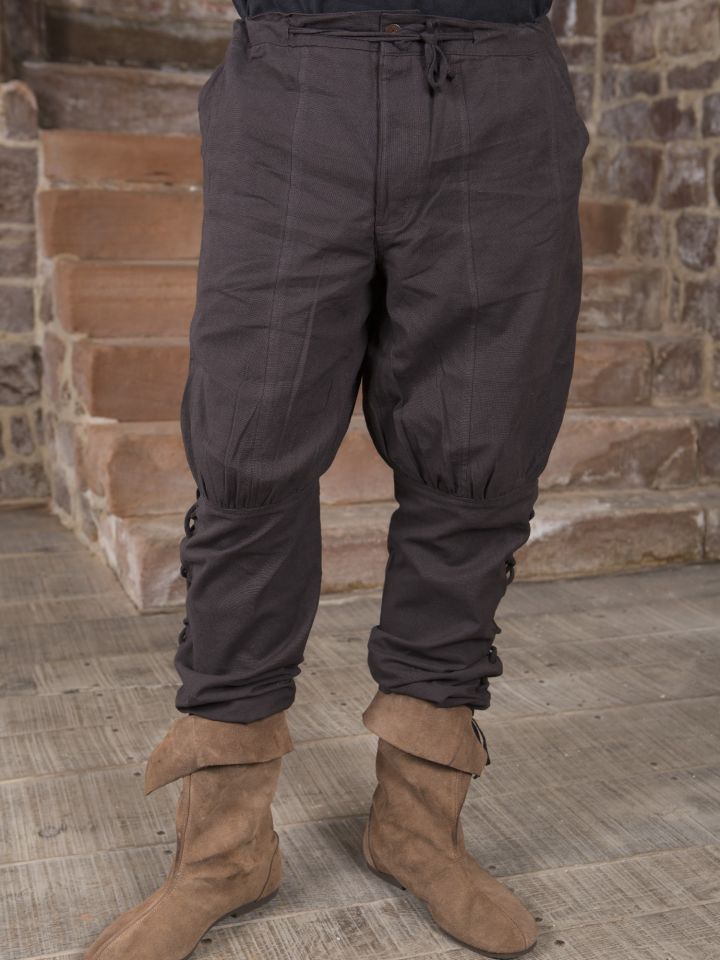 Pantalon en coton en marron L 2