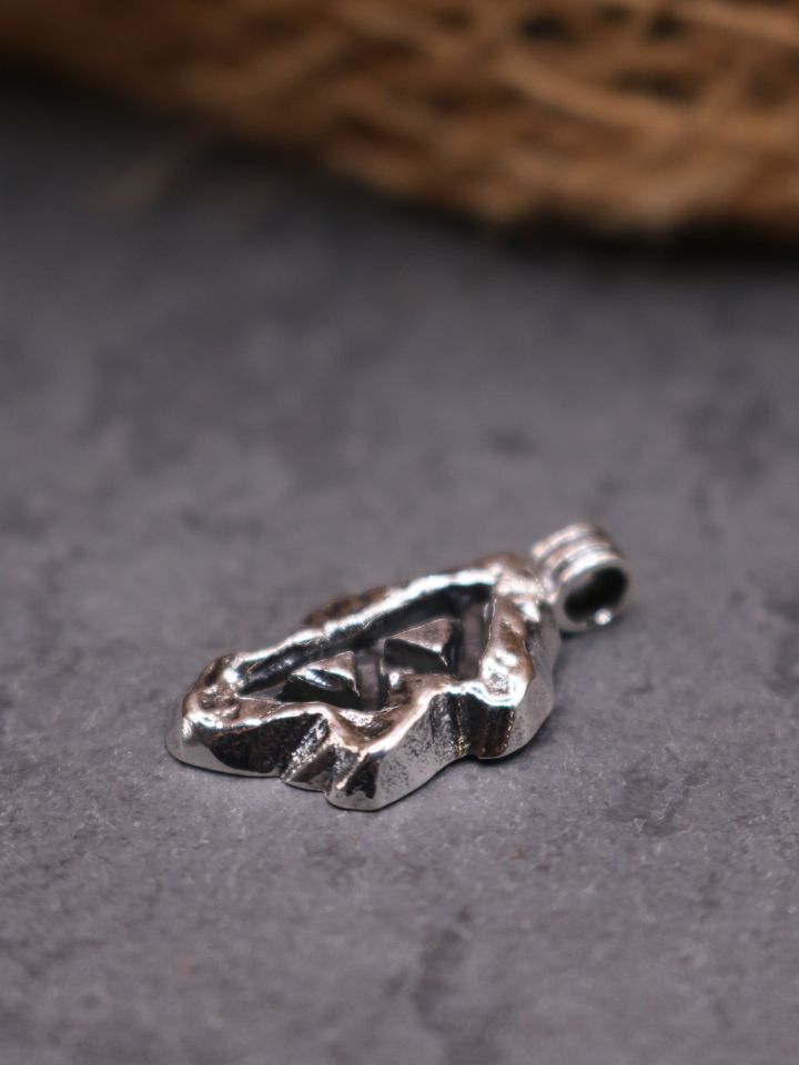 Pendentif Berkana Rune Argent 925 2