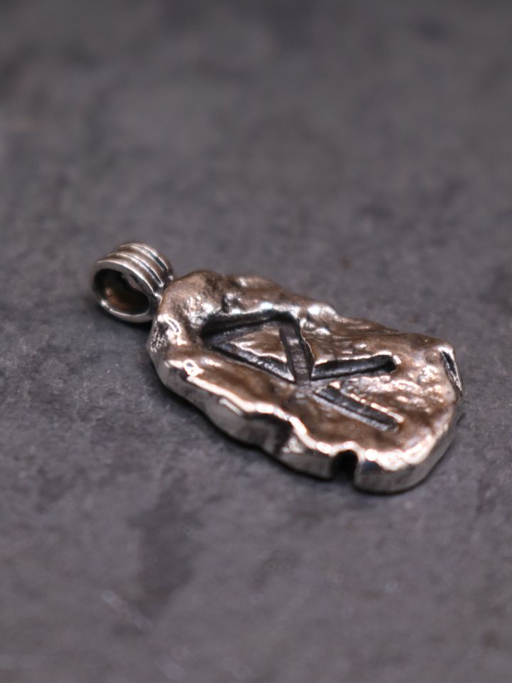 Pendentif Raido Rune Argent 925 2