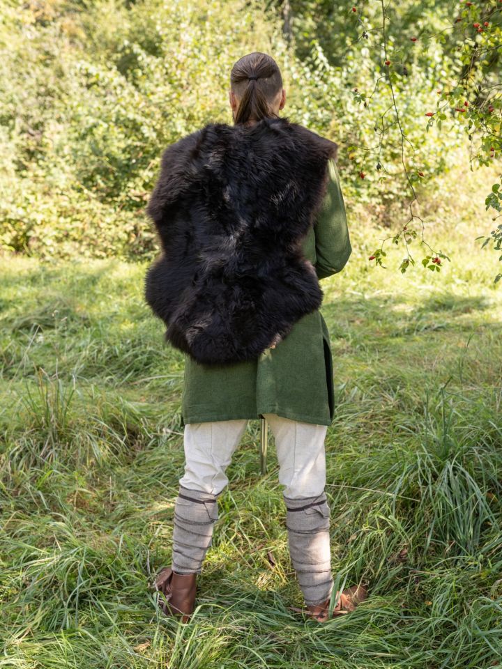 Capelet en fourrure marron 2