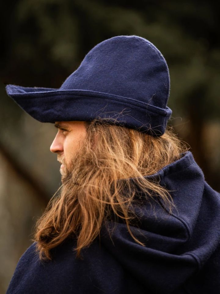 Chapeau de Robin des Bois en bleu 2
