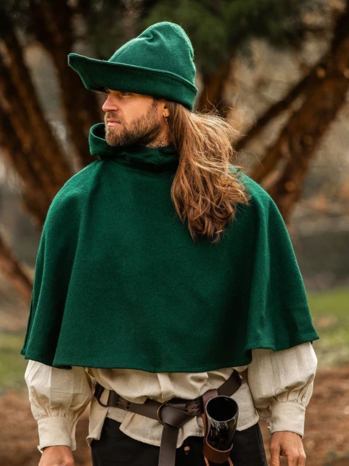 Chapeau de Robin des Bois en vert 2