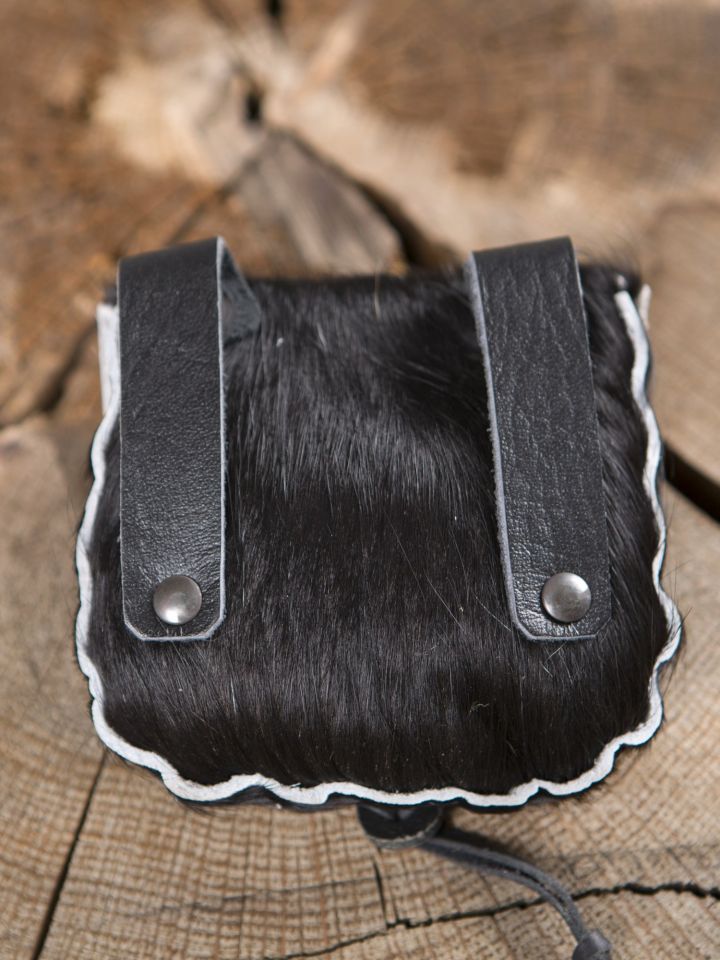 Petit sac en peau de vache, noir 2