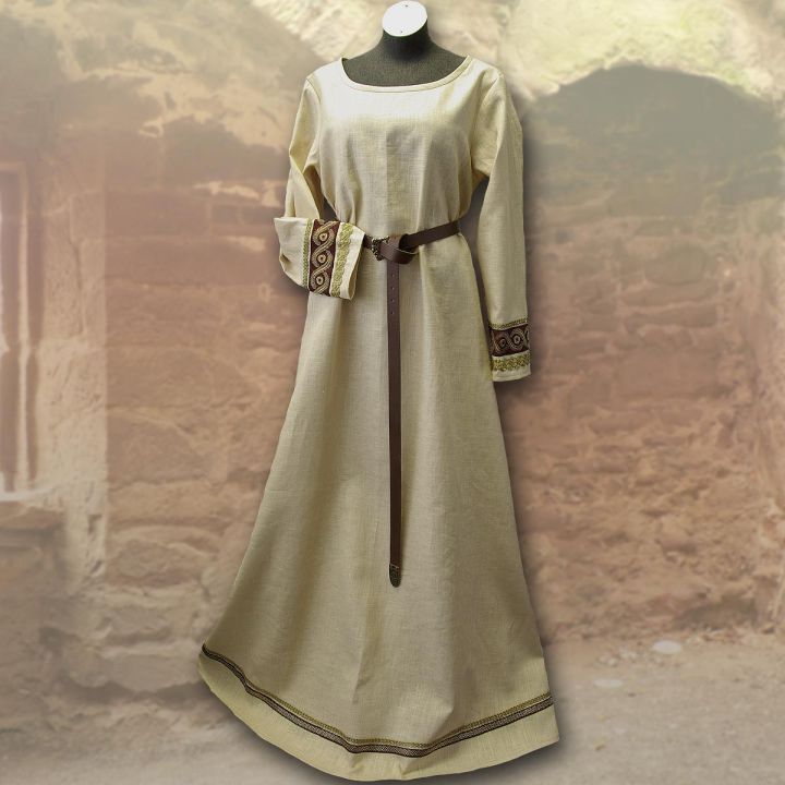 Robe viking Runhild - bordeaux 50 - 54  2