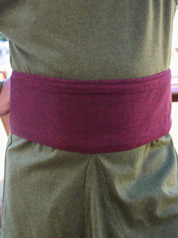 Large ceinture "Wiglaf"  en rouge 2