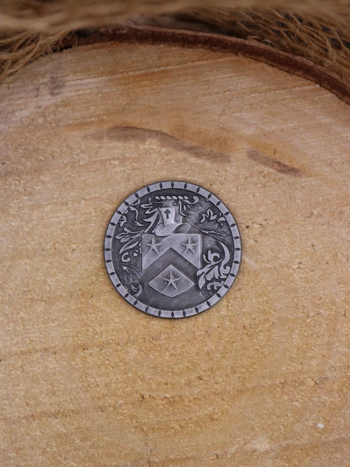 Pièce Larp "médiévale" argent 2