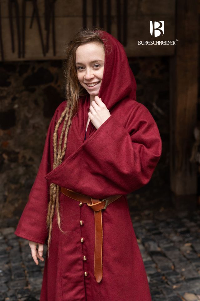 Manteau Tuala, rouge 2