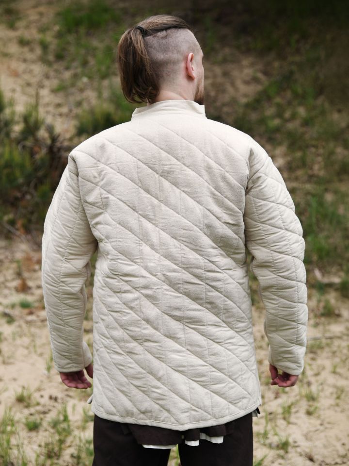 Gambison blanc à boucles XL 2