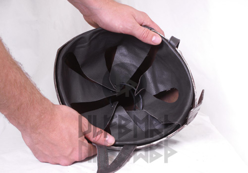 Habillage intérieur de casque, en cuir 2