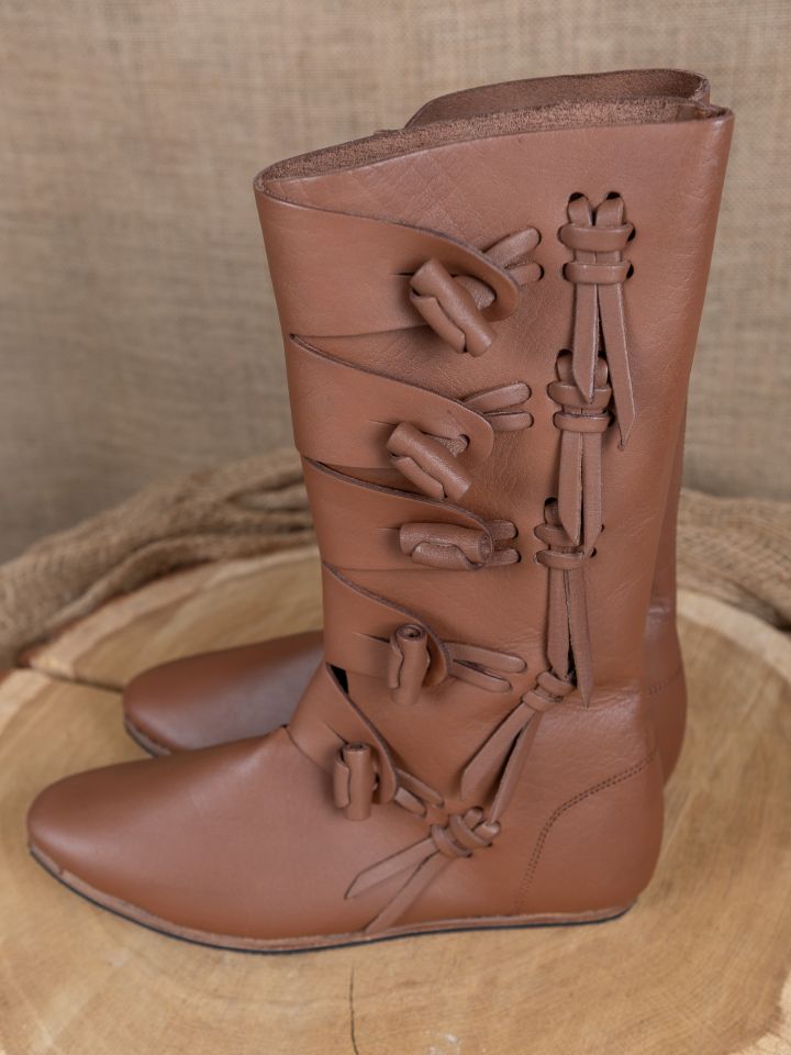 Bottes Viking Jorvik avec semelle en caoutchouc, en marron 2