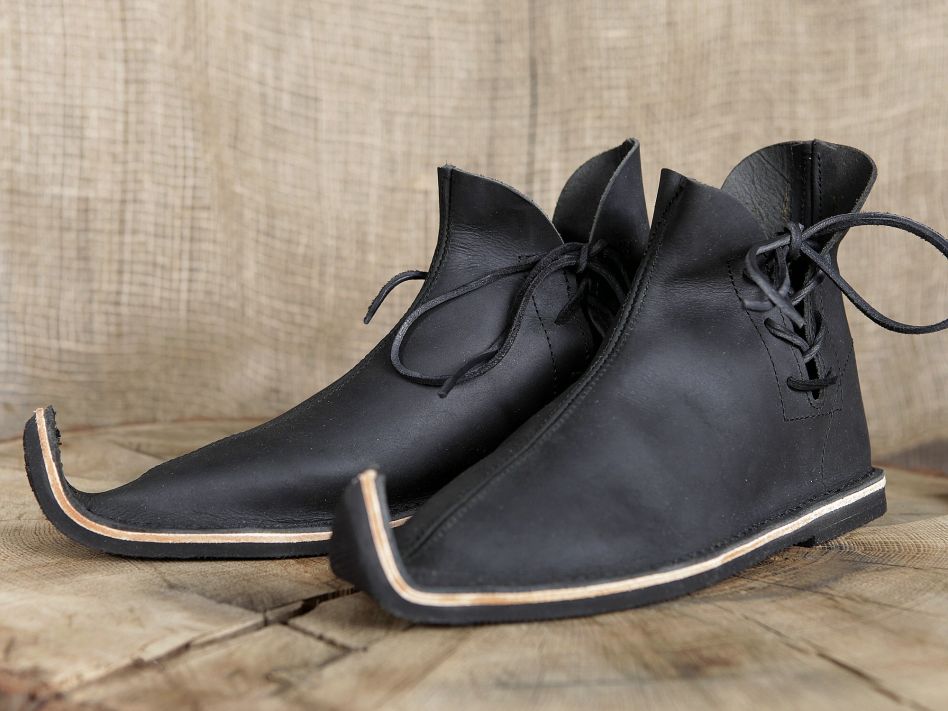 Chaussures médiévales poulaines 46 marron La boutique médiévale