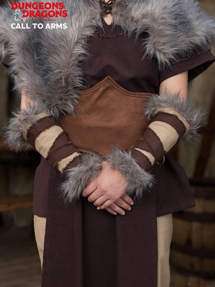 Protège-bras barbares D&D, chanvre-brun 3
