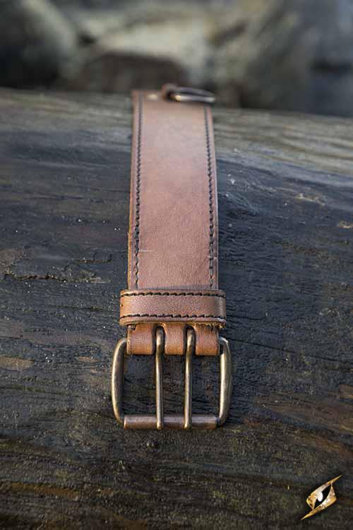 Ceinture marron avec anneaux 3