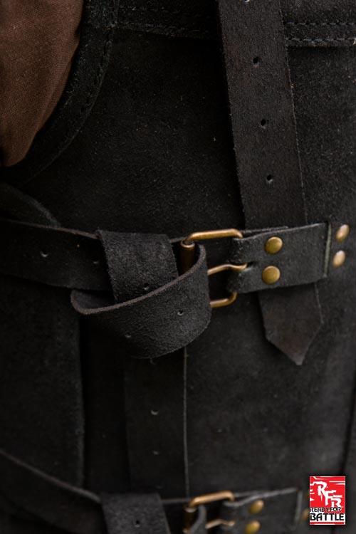 Armure Viking en cuir noir 3