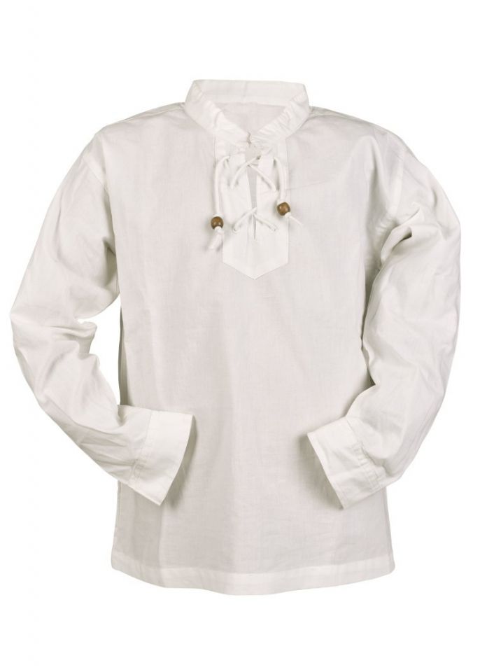 Chemise médiévale pour enfant, en écru 164 3