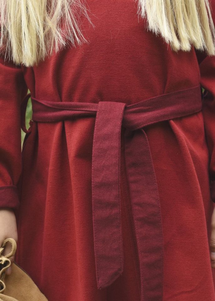 Robe Viking pour enfant, rouge/lie de vin 146 3