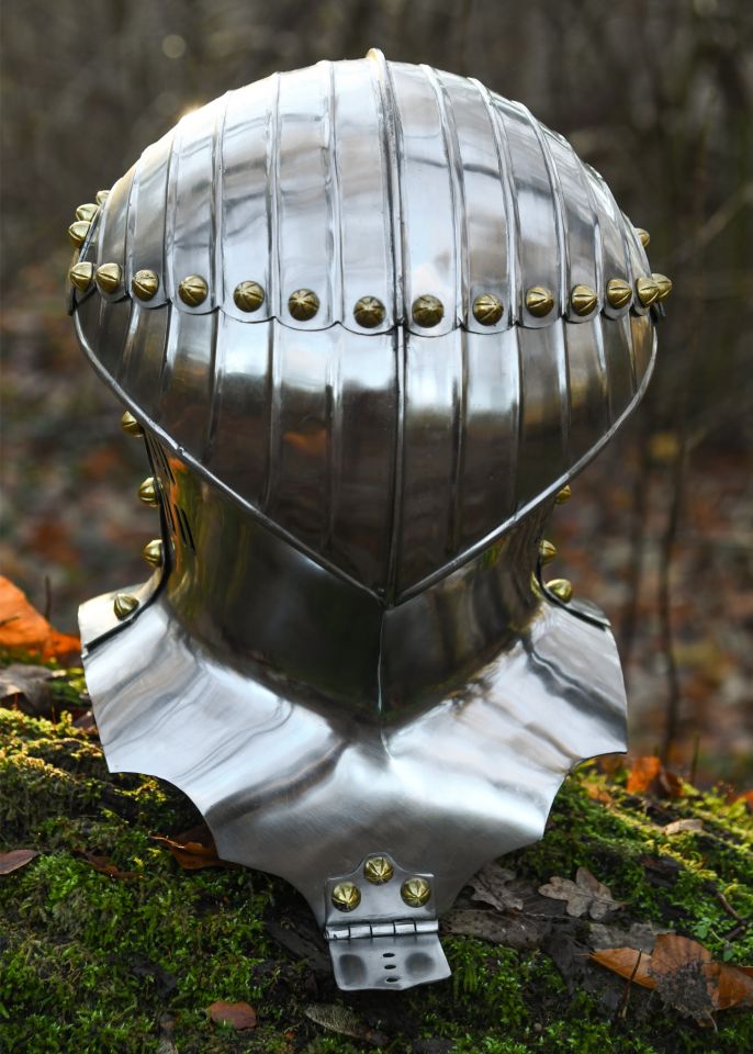 Casque allemand à pointes, en acier 1,6 mm 3