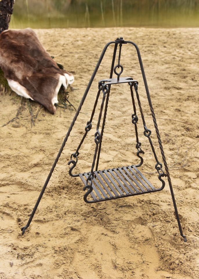 Grille pour trépied, forgée à la main 3