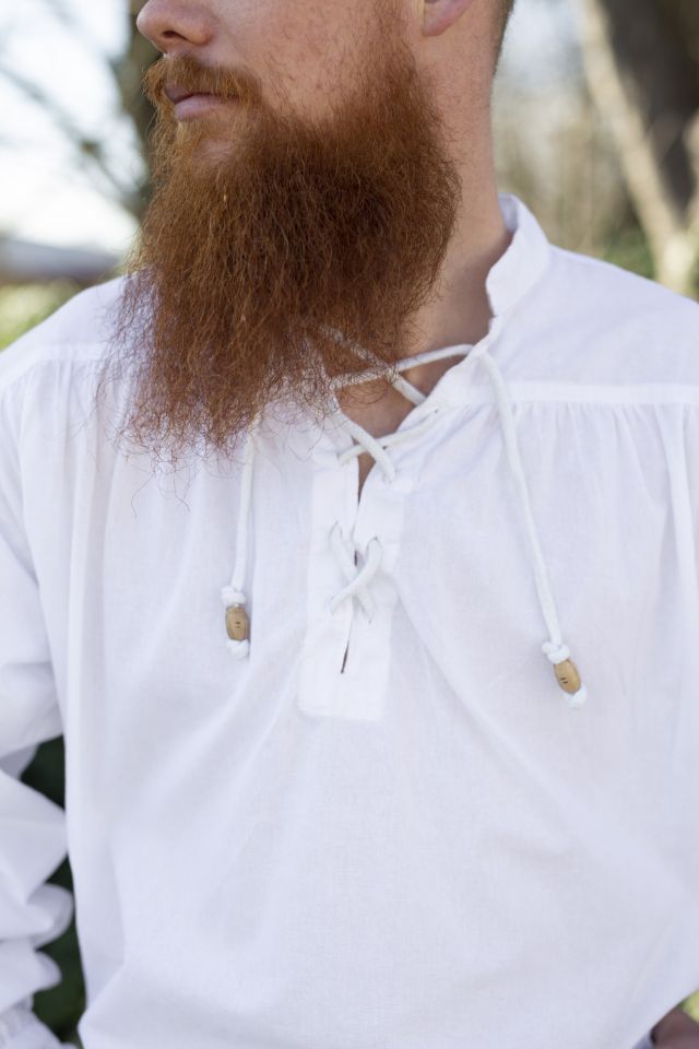 Chemise médiévale blanche M 3