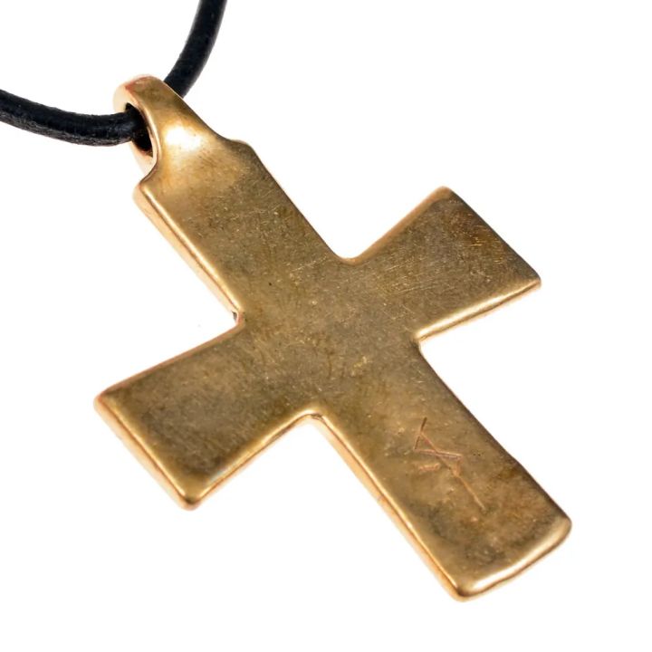 Pendentif croix viking - bronze 3
