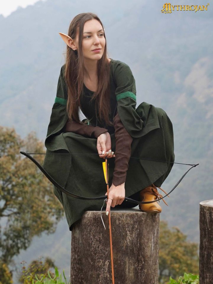 Robe elfique verte 3