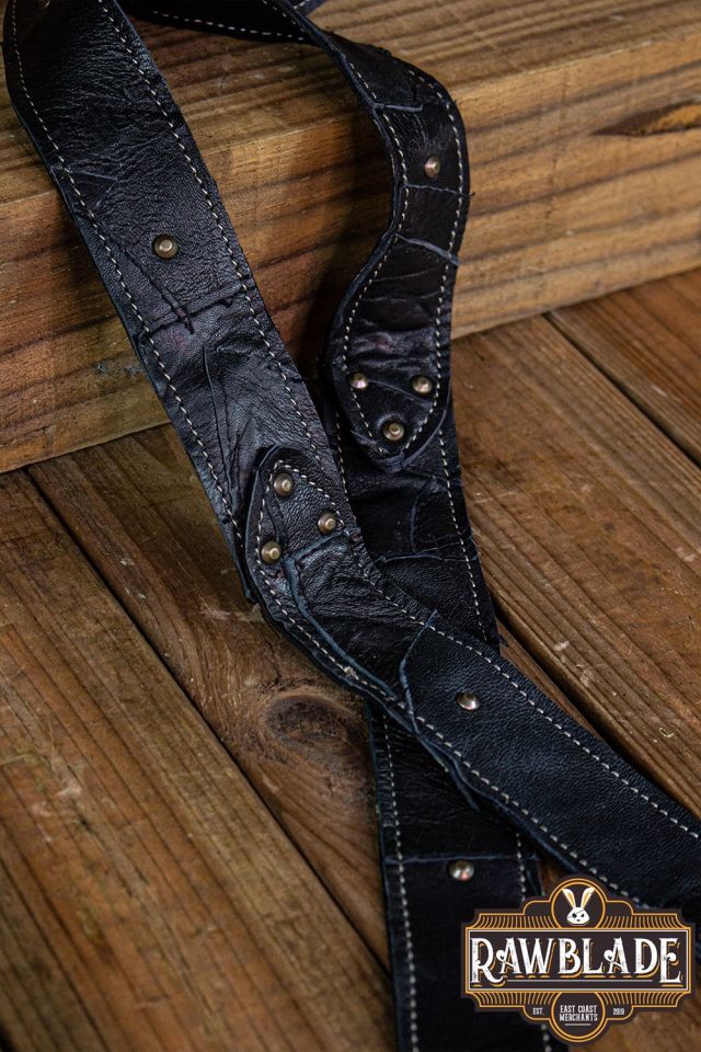 Ceinture anneau Hunter noire 3